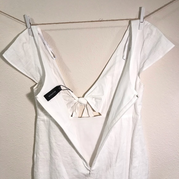 MinkPink | NWT white sundress size medium - Picture 6 of 7